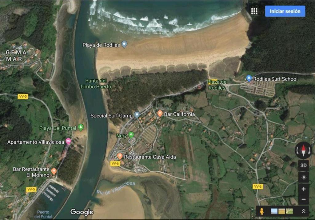 Playa Del Puntal I Villaviciosa Primera Linea Playa Zewnętrze zdjęcie